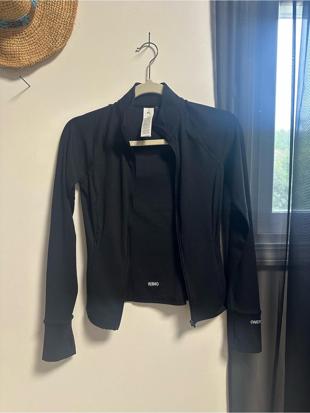 Oner Active Black Women's Zip-Up Bomber Jacket